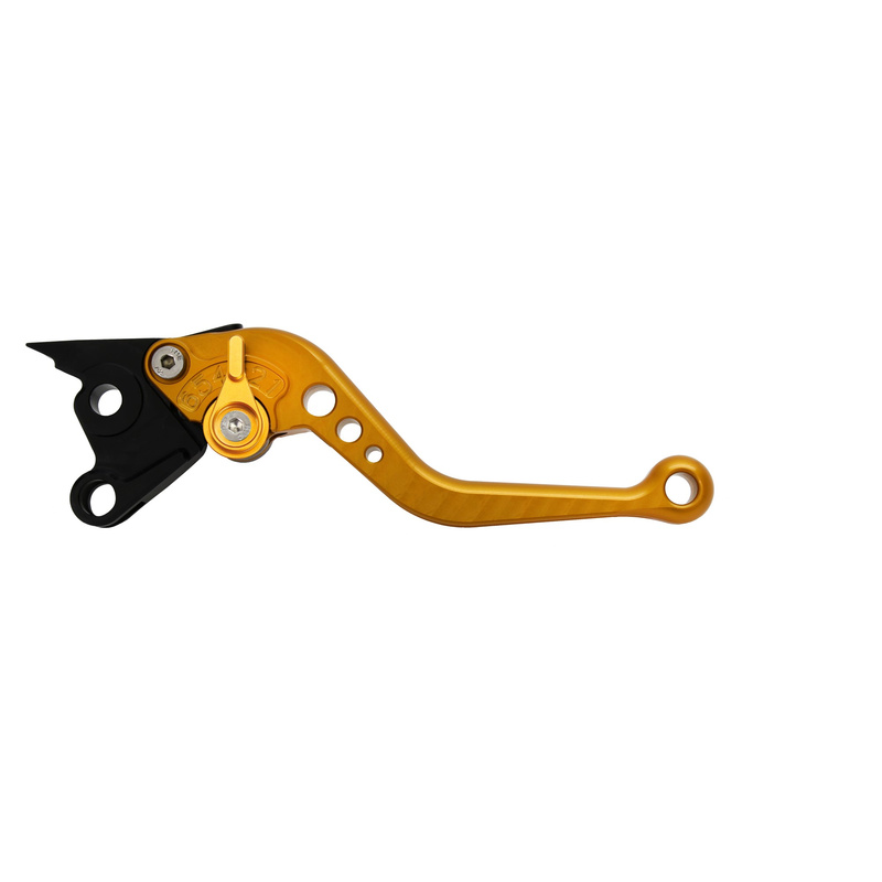 Pazzo Racing brake and clutch levers - DB-80/DC-80 gold gold non-folding short