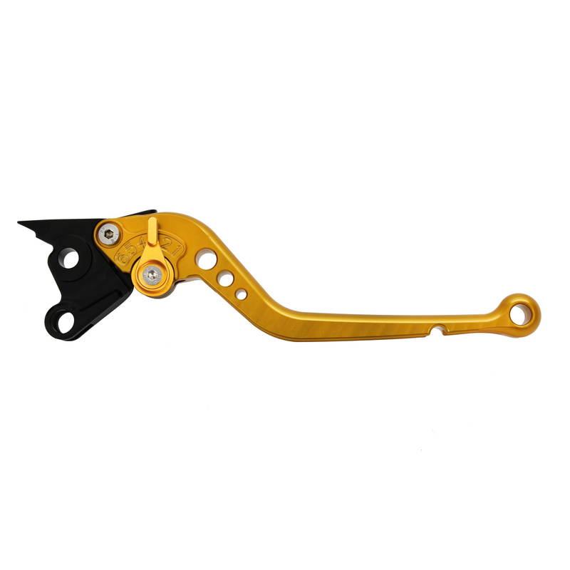 Pazzo Racing brake and clutch levers - DB-80/DC-80 gold gold non-folding long