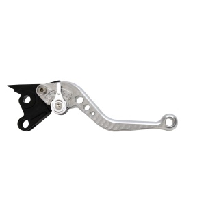 Pazzo Racing Brems- und Kupplungshebel - F-14/S-650 silber silber starr kurz