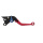 Pazzo Racing Brems- und Kupplungshebel - R-32/C-32 rot blau klappbar kurz