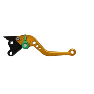 Pazzo Racing Bremshebel - F-14 gold grün starr kurz