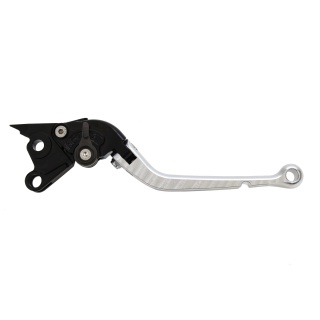 Pazzo Racing Bremshebel - F-88 silber schwarz klappbar lang