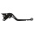 Pazzo Racing Kupplungshebel - V-4A schwarz schwarz starr lang