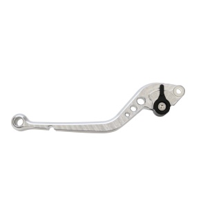 Pazzo Racing clutch lever - silver black non-folding long