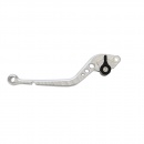 Pazzo Racing clutch lever - silver black non-folding long