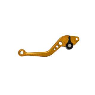 Pazzo Racing Kupplungshebel - gold schwarz starr kurz
