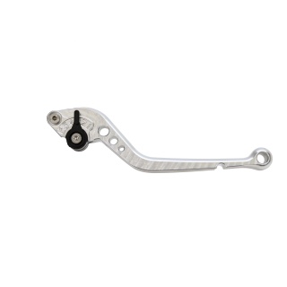 Pazzo Racing brake lever - silver black non-folding long