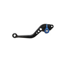 Pazzo Racing clutch lever - black blue non-folding short