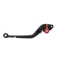 Pazzo Racing clutch lever - black red folding long