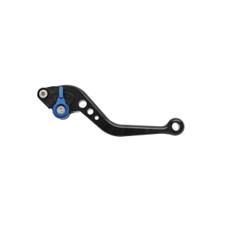 Pazzo Racing brake lever - black blue non-folding short