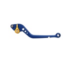 Pazzo Racing brake lever - blue gold non-folding long